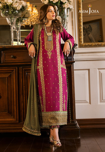 Asim Jofa Luxury Chiffon Embroidered 3pc