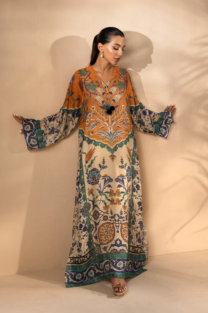 Ethnic Silk Kaftan style 2pc
