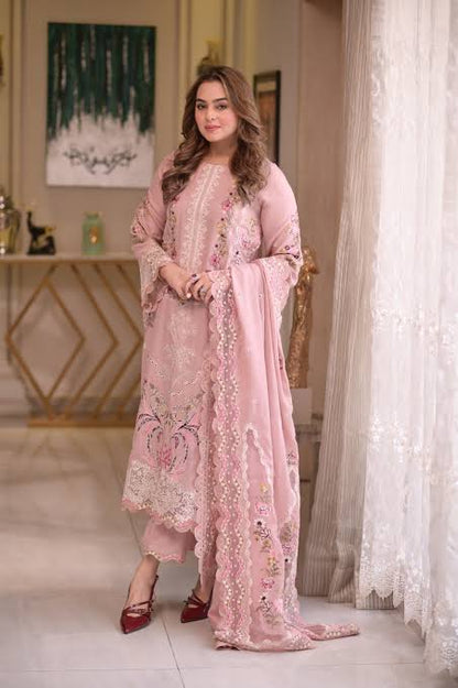 Aneelas Luxury Lawn 3 Pc