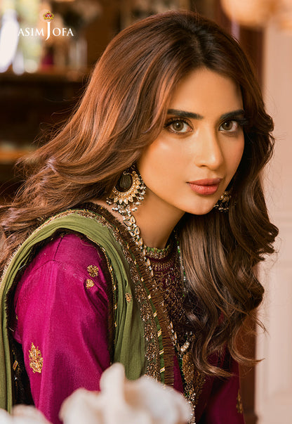 Asim Jofa Luxury Chiffon Embroidered 3pc