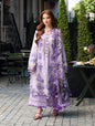 Nooreh Dhanak Embroidered Luxury 3pc Article With Dhanak Printed Shawl Lilac Color