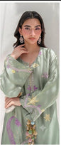 Sidrah&sarah Pista color embroidered article