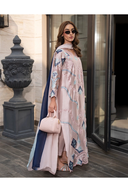 Designer Luxury Silk Embroidered 2pc Article