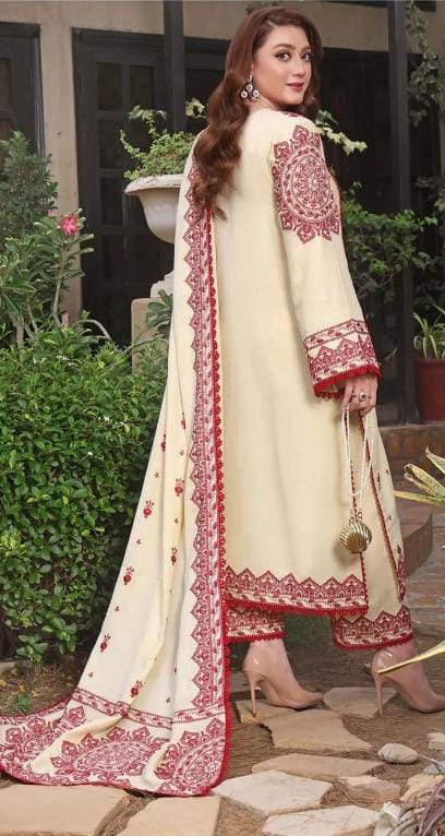 Aneelas Dhanak Luxury 3 Piece Unstitched - Maryam Collection