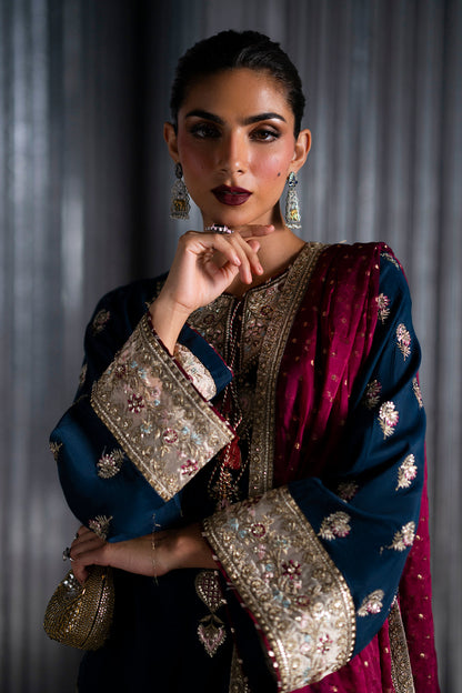 Silk Embroidered 3pc Article