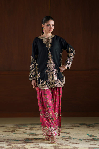 Ethnic Silk Luxury Embroidered Dress Shirt ,trouser and sleeves D-7024