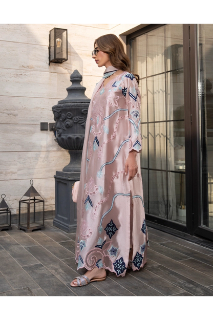 Designer Luxury Silk Embroidered 2pc Article