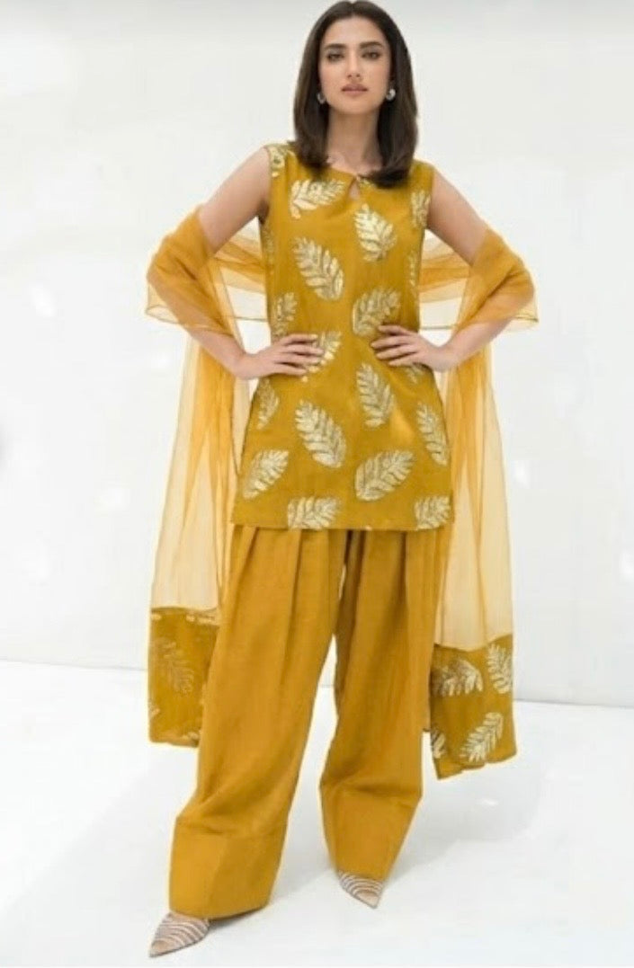 Laam Trending Dhanak Embroidered 2 Piece
