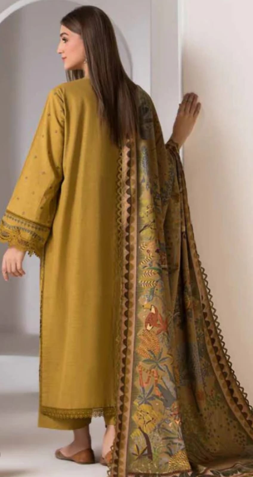 Sobia Nazir Dhanak Embroidered 3 Piece - Maryam Collection