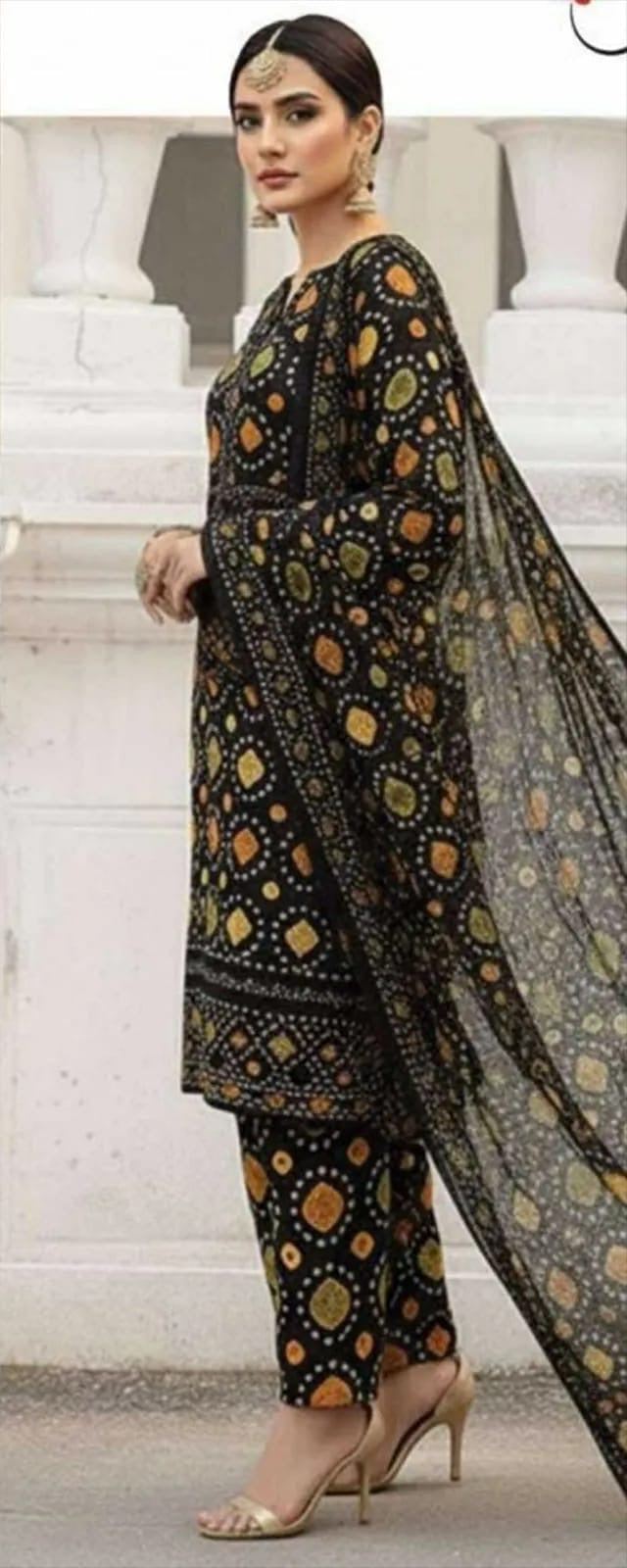 Aneelas Lawn Rajhastani Chunri