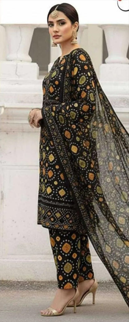 Aneelas Lawn Rajhastani Chunri