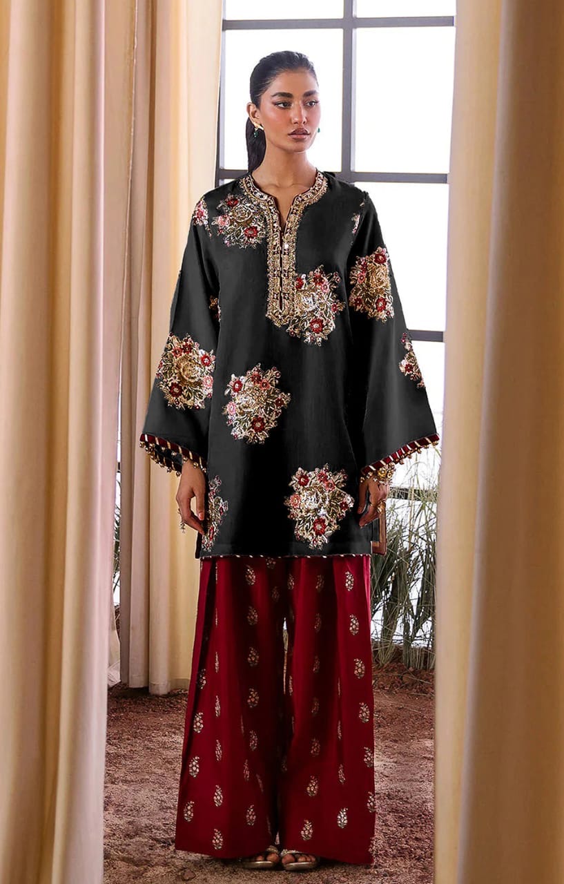 Ethnic Silk Trending Article 3 Piece Embroidered