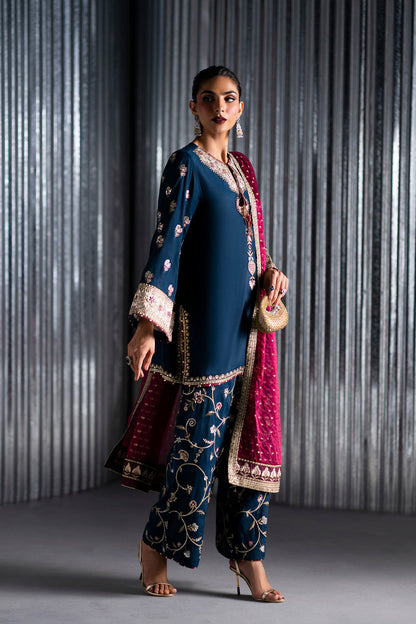 Silk Embroidered 3pc Article