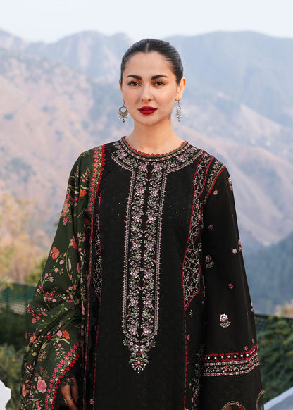 HUSSAIN REHAR LAWN LUXURY EMBROIDERED 3 PC