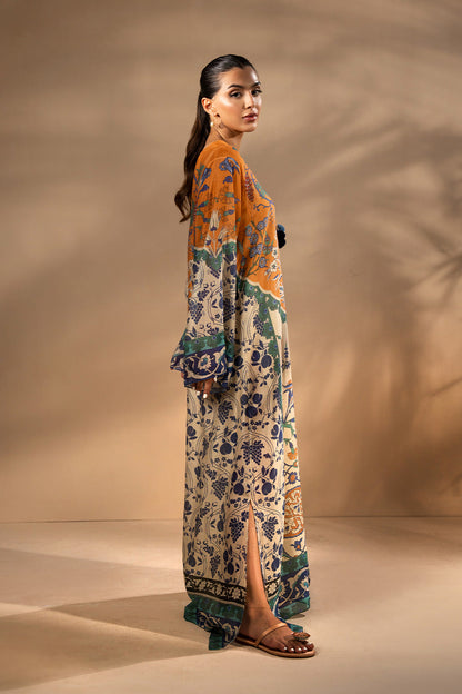 Ethnic Silk Kaftan style 2pc