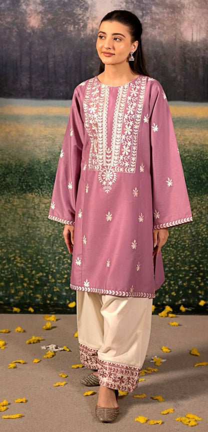 Urge Pret Dhanak 2 Pc Article with Embroidered Patches