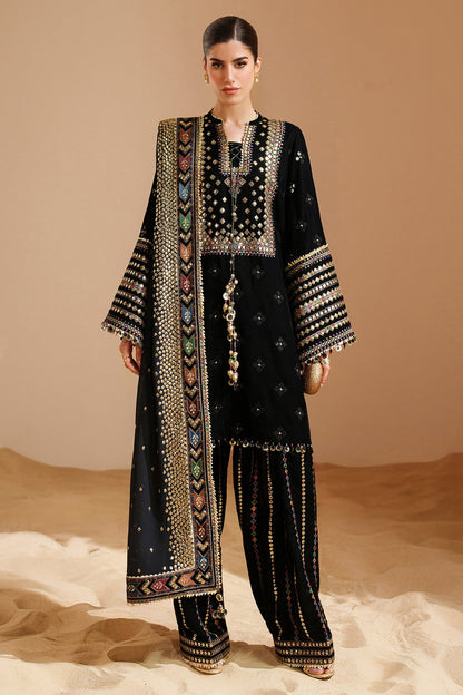 Jazmin Luxury Velvet with 9mm Sequence and Bamber Chiffon Duppata with 4 sided Heavy Patch