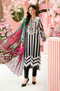 Maria B. Black Printed Lawn 3 Piece