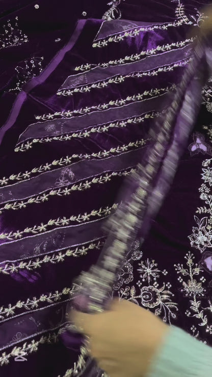 3 pc Velvet Dress Aneelas Velvet