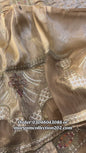 Sheesha silk embroidered article with full heavy embroidered Duppata