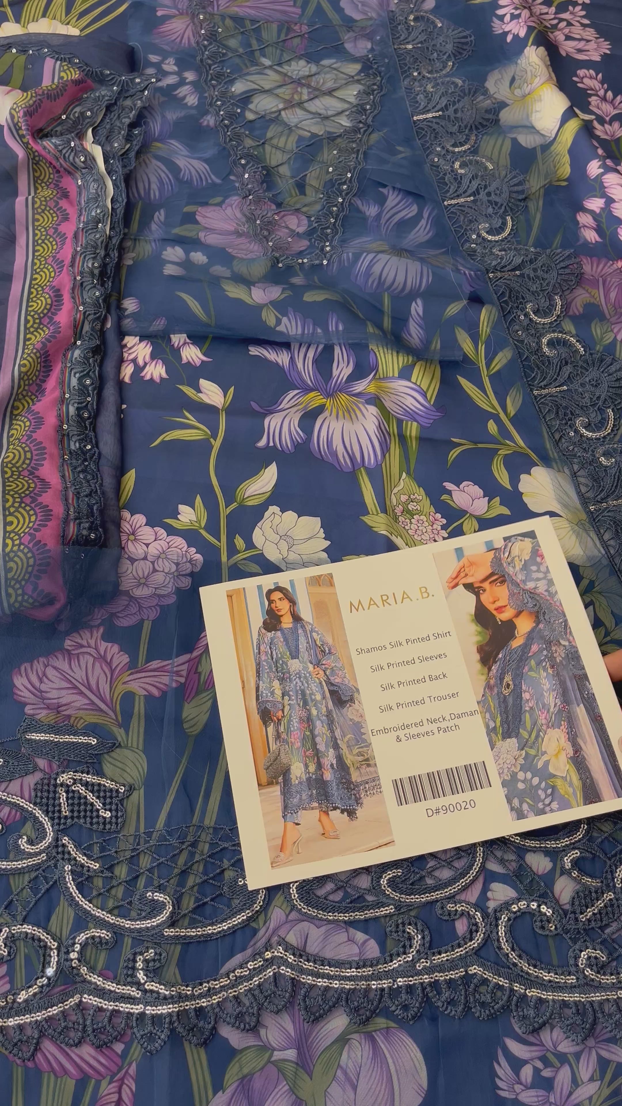 Maria B. Luxe Silk 3 pc