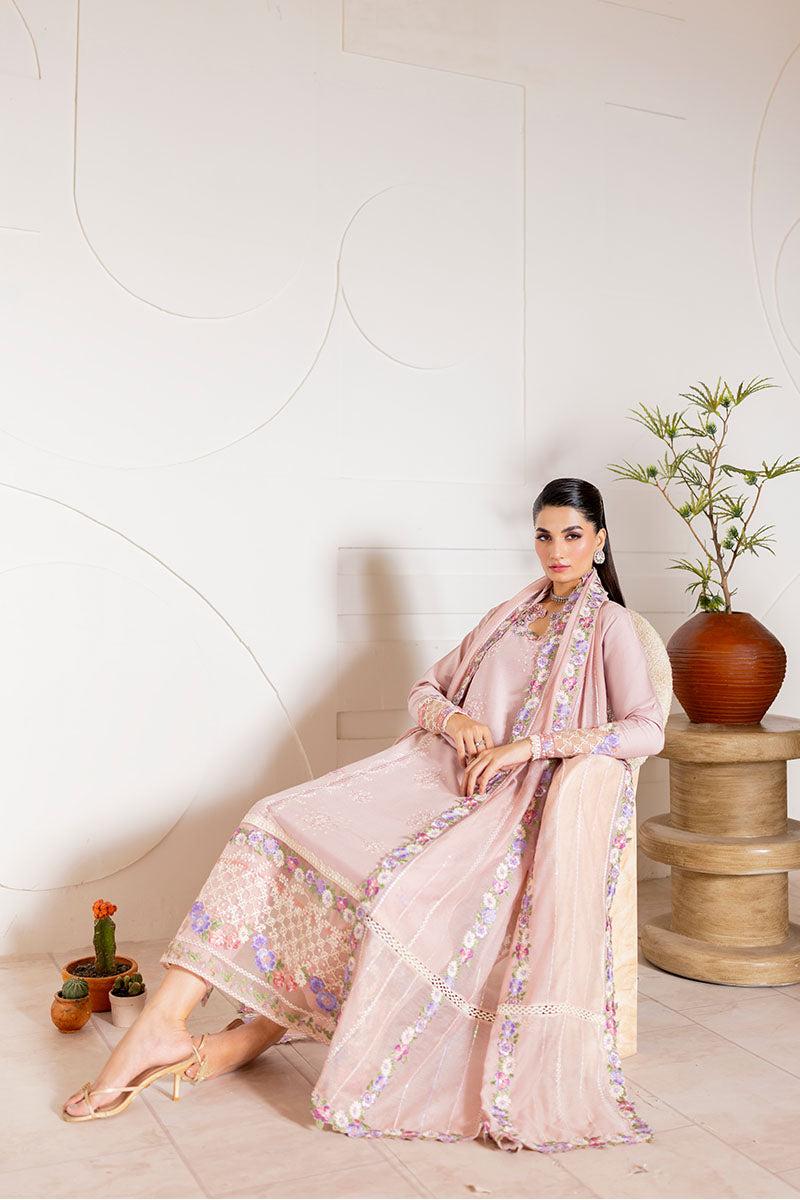 Mushq 3pc Embroidered Luxury Lawn