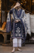 Ethnic Dhanak Embroidered 3 Piece with Heavy Patches