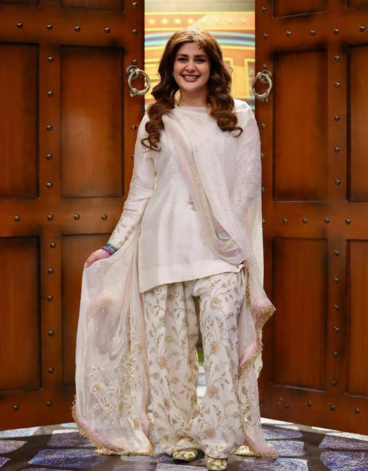 Ethnic Silk luxury 3pc Article Kubra khan