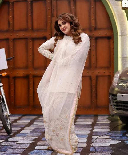 Ethnic Silk luxury 3pc Article Kubra khan